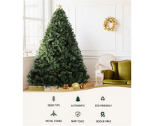 Charger l'image dans la galerie, Christmas Tree 2.4M Xmas Trees Decorations Green 1500 Tips