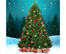 Charger l'image dans la galerie, Christmas Tree 2.4M Xmas Trees Decorations Green 1500 Tips