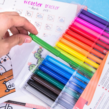 Charger l'image dans la galerie, 18 Assorted Colours Drawing Watercolor Pen Felt Pens