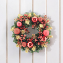 Charger l'image dans la galerie, Christmas Wreath 40cm Diameter Decoration For Home/Party/Door Garland Ornament