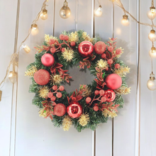 Charger l'image dans la galerie, Christmas Wreath 40cm Diameter Decoration For Home/Party/Door Garland Ornament