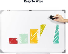 Charger l'image dans la galerie, Magnetic Whiteboard Wall Hanging Dry Erase Wipe Board, Notice Boards for Office School and Home 120x90cm