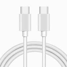 Load image into Gallery viewer, Type C to USB-C 1M Cable Premium Fast Charging Data Sync