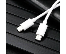 Load image into Gallery viewer, Type C to USB-C 1M Cable Premium Fast Charging Data Sync