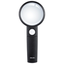 Charger l'image dans la galerie, Magnifier Magnifying Glass Handle Two Zooming Lens Handheld Reading φ70mm Len