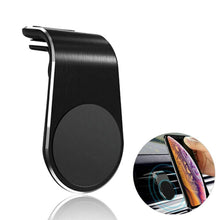 Load image into Gallery viewer, Magnetic Car Phone Holder Air Vent Mobile Mount Magnet Clip Stand Cradle Compatible with iPhone 15 Pro Max 14 13 12 11 XR XS X 8 SE Galaxy S23 S22 S21 S20 FE S10 S9, Huawei, Pixel Oneplus