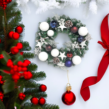 Charger l'image dans la galerie, Christmas Wreath 40cm Diameter Decoration For Home/Party/Door Garland Ornament