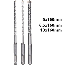 Charger l'image dans la galerie, SDS Plus Masonry Hammer Drill Bit 6-6.5-10*110mm | 6-6.5-10*160mm 6pcs
