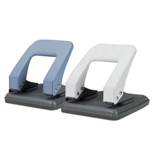 Charger l'image dans la galerie, 2 Hole Punch, Hole Puncher, 35 Sheet Punch Capacity, Low Force Required, Black/Gray