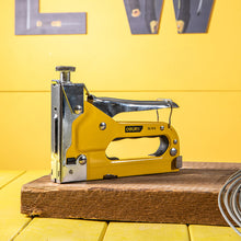 Charger l'image dans la galerie, 3 in 1 Staple Gun Heavy Duty with 3 TYPES Staples Adjustment for Wood, Upholstery, Carpentry