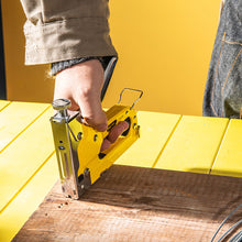 Charger l'image dans la galerie, 3 in 1 Staple Gun Heavy Duty with 3 TYPES Staples Adjustment for Wood, Upholstery, Carpentry