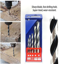 Charger l'image dans la galerie, Brad Point Drill Bit Set for Wood 4-10mm 5pcs