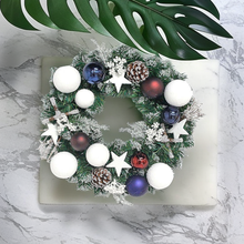 Charger l'image dans la galerie, Christmas Wreath 40cm Diameter Decoration For Home/Party/Door Garland Ornament