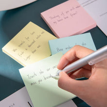 Load image into Gallery viewer, Sticky Notes 76×76mm 400sheets/Pad Self-Sticky Notes, 4 Pads Index Tab Sticker Markers Message Memo