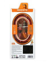 Load image into Gallery viewer, FOYU 3 in 1 Magnetic Charging Cable - Type-C, Lightning, Micro