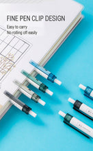 Charger l'image dans la galerie, Gel Pens Retractable Ballpoint Pen with Clip 0.5mm 12pcs
