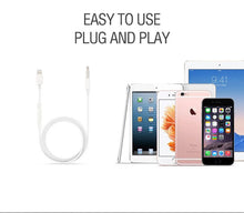 Load image into Gallery viewer, For iPhone Lightning to 3.5mm Jack Male AUX Audio Headphone Voice Adjustable Adapter