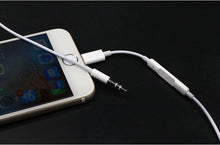 Load image into Gallery viewer, For iPhone Lightning to 3.5mm Jack Male AUX Audio Headphone Voice Adjustable Adapter