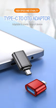 Load image into Gallery viewer, Mini Micro Type-C Male to OTG USB Female Adapter Cable Converter Data Transmission