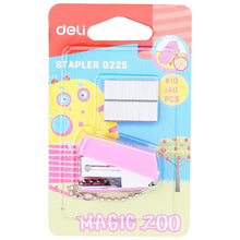 Charger l'image dans la galerie, Mini School Stapler 15 Sheets Capacity Paper Binder Binding Integrated Staples Remover