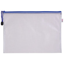 Charger l'image dans la galerie, Mesh Zipper Pouch 20pcs, Standard A4 Size Waterproof Zipper Bags - 0.23mm PVC Material, Four Vibrant Colours