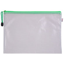 Charger l'image dans la galerie, Mesh Zipper Pouch 20pcs, Standard A4 Size Waterproof Zipper Bags - 0.23mm PVC Material, Four Vibrant Colours