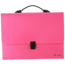 Charger l'image dans la galerie, Plastic File Folder Standard Size A4 with Retractable handle Push lock closure