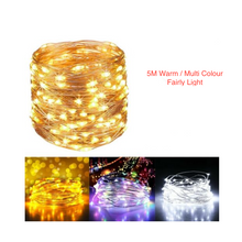 Charger l'image dans la galerie, Battery Powered Copper Wire Fairy Lights 50 Lights 5 Meters