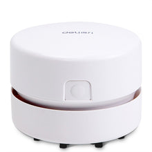 Charger l'image dans la galerie, Desktop Vacuum Cleaner, Mini Table dust Sweeper Energy Saving,High Endurance up to 90 mins,Cordless&360º Rotatable Design for Keyboard/Home/School/Office(White)