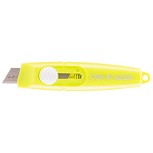 Load image into Gallery viewer, 5 Pieces Mini Utility Knives Box Cutter Retractable Letter Opener Assorted Colours Cloud Envelope Slitter Carton Portable Paper Cutter with Key Chain Hole