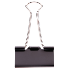 Charger l'image dans la galerie, Binder Clips, 144pcs, 32mm Clamps, Black, Capacity 12mm, Medium Clips, Binder Clips Medium Size, Medium Paper Clips, Office Clips