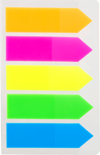 Charger l'image dans la galerie, Sticky Notes Flags 200 Pcs, 5 Colour Index Tabs Index Flag Bright Colors Page Index Stickers Page Makers for Page Bookmarks (Arrows)