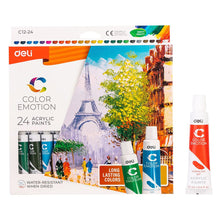 Charger l'image dans la galerie, Acrylic Paint Set 24 Colour 12ml Tube Craft Art Painting Artist Draw