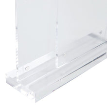 Charger l'image dans la galerie, T-shape Display Stand Acrylic Double-Side Desktop Display Desk Label Holder