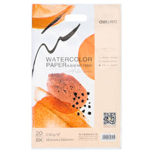 Load image into Gallery viewer, Watercolour paper 4K 8K 20 sheets 230g