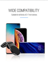 Load image into Gallery viewer, Magnetic Car Phone Holder Air Vent Mobile Mount Magnet Clip Stand Cradle Compatible with iPhone 15 Pro Max 14 13 12 11 XR XS X 8 SE Galaxy S23 S22 S21 S20 FE S10 S9, Huawei, Pixel Oneplus
