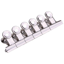 Charger l'image dans la galerie, 29mm Bulldog Clips Round Paper Binder Silver Stainless Steel File Clamps Home Office Supplies - 72 Pack