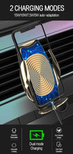 Load image into Gallery viewer, Car Wireless Phone Charger/Holder Qi Smart Sensor Car Charger/ Holder 2 function
