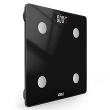 Load image into Gallery viewer, Digital Bathroom Scales for Body Weight, Weighing Scale Electronic Bath Scales with High Precision Sensors Accurate Weight Machine for People, LED Display, Step-On, Black Capacity 184KG