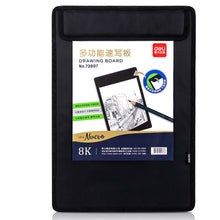 Load image into Gallery viewer, Black 4k Double Back Art Clip For Art Students, Outdoor Sketching With magnetic, Students Household 8k 4k Sketch pad