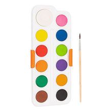Charger l'image dans la galerie, Watercolour Paints Set 12 Colours with Paint Brush