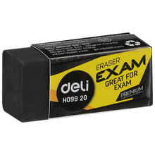 Charger l'image dans la galerie, Exam Eraser Eco-PVC Black Soft 40pcs