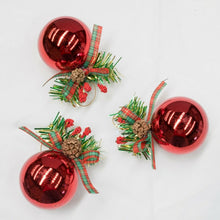 Charger l'image dans la galerie, Christmas Balls Ornaments Baubles 6cm Reusable Xmas Ball 6pcs