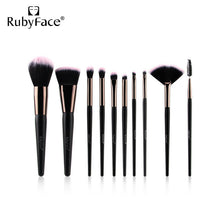 Load image into Gallery viewer, 10pcs Professional Makeup Brush Set - Unleash Your Beauty Potential Cosmetic Brushes