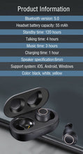Load image into Gallery viewer, Wireless Bluetooth Headphones TWS Earphones Mini In Earbuds For IOS Android