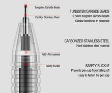 Load image into Gallery viewer, Gel Pens - Black Ink, 12 Pens + 12 Refills, 0.5mm, Smooth Writing, Fast-Drying Ink