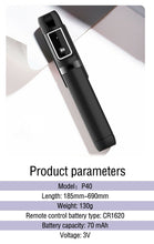 Load image into Gallery viewer, Sturdy 3 in 1 Selfie Stick Tripod Wireless Bluetooth Remote