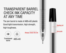 Load image into Gallery viewer, Gel Pens - Black Ink, 12 Pens + 12 Refills, 0.5mm, Smooth Writing, Fast-Drying Ink