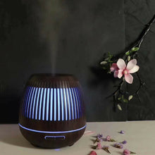 Load image into Gallery viewer, Devanti Aroma Diffuser, 400ml Air Humidifier Purifier Essential Oils Car Freshener Vaporizer Aromatherapy Diffusers Scent Booster Home Office Bedroom Humidifiers Steam, 7 Led Light Forest
