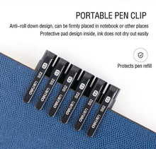 Load image into Gallery viewer, Gel Pens - Black Ink, 12 Pens + 12 Refills, 0.5mm, Smooth Writing, Fast-Drying Ink